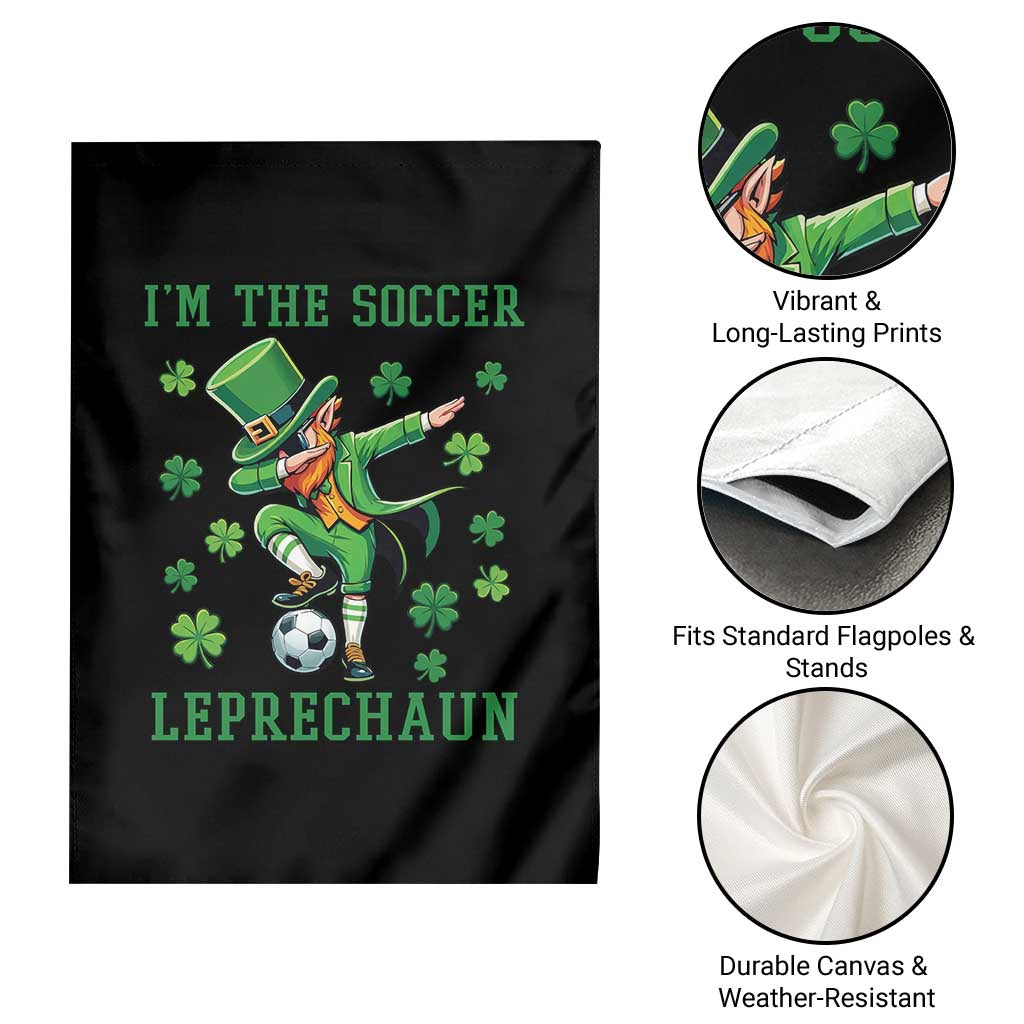 I Am The Soccer Leprechaun Garden Flag Funny Irish Soccer TS12 Print Your Wear