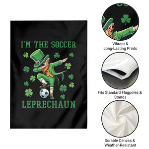I Am The Soccer Leprechaun Garden Flag Funny Irish Soccer TS12 Print Your Wear