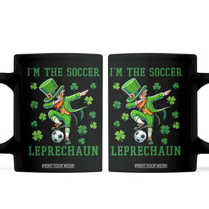 I Am The Soccer Leprechaun Coffee Mug Funny Irish Soccer TS12 Black Print Your Wear