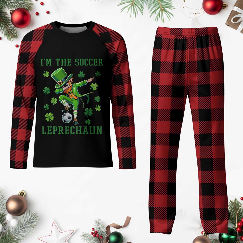 I Am The Soccer Leprechaun Plaid Pajama Set Funny Irish Soccer TS12 Buffalo Plaid Print Your Wear