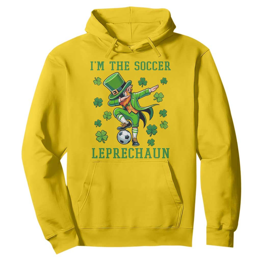 I Am The Soccer Leprechaun Hoodie Funny Irish Soccer TS12 Daisy Print Your Wear