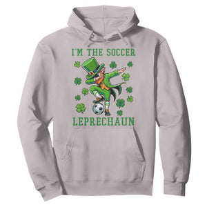I Am The Soccer Leprechaun Hoodie Funny Irish Soccer TS12 Ice Gray Print Your Wear