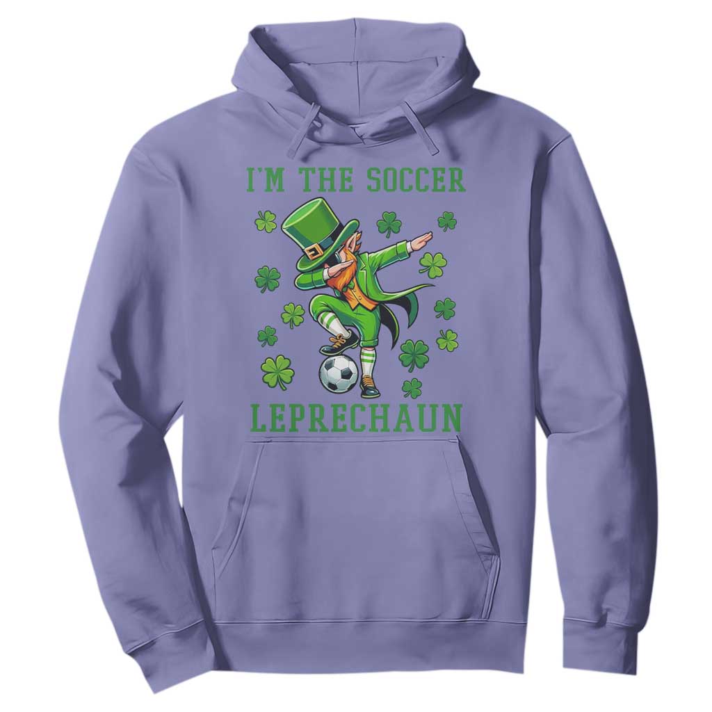 I Am The Soccer Leprechaun Hoodie Funny Irish Soccer TS12 Violet Print Your Wear