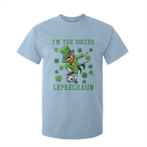 I Am The Soccer Leprechaun T Shirt For Kid Funny Irish Soccer TS12 Light Blue Print Your Wear
