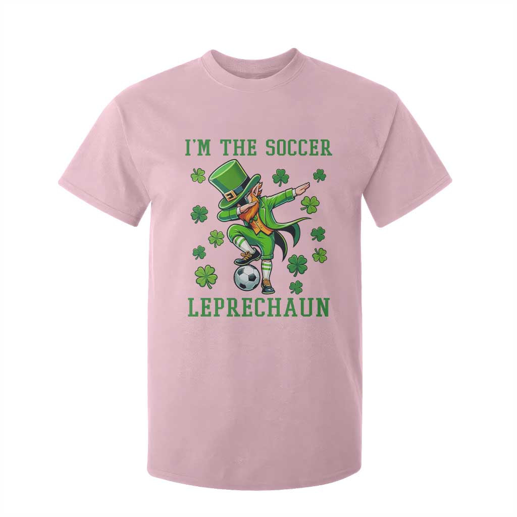 I Am The Soccer Leprechaun T Shirt For Kid Funny Irish Soccer TS12 Light Pink Print Your Wear