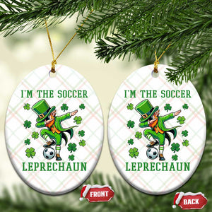 I Am The Soccer Leprechaun Ceramic Ornament Funny Irish Soccer TS12 Print Your Wear