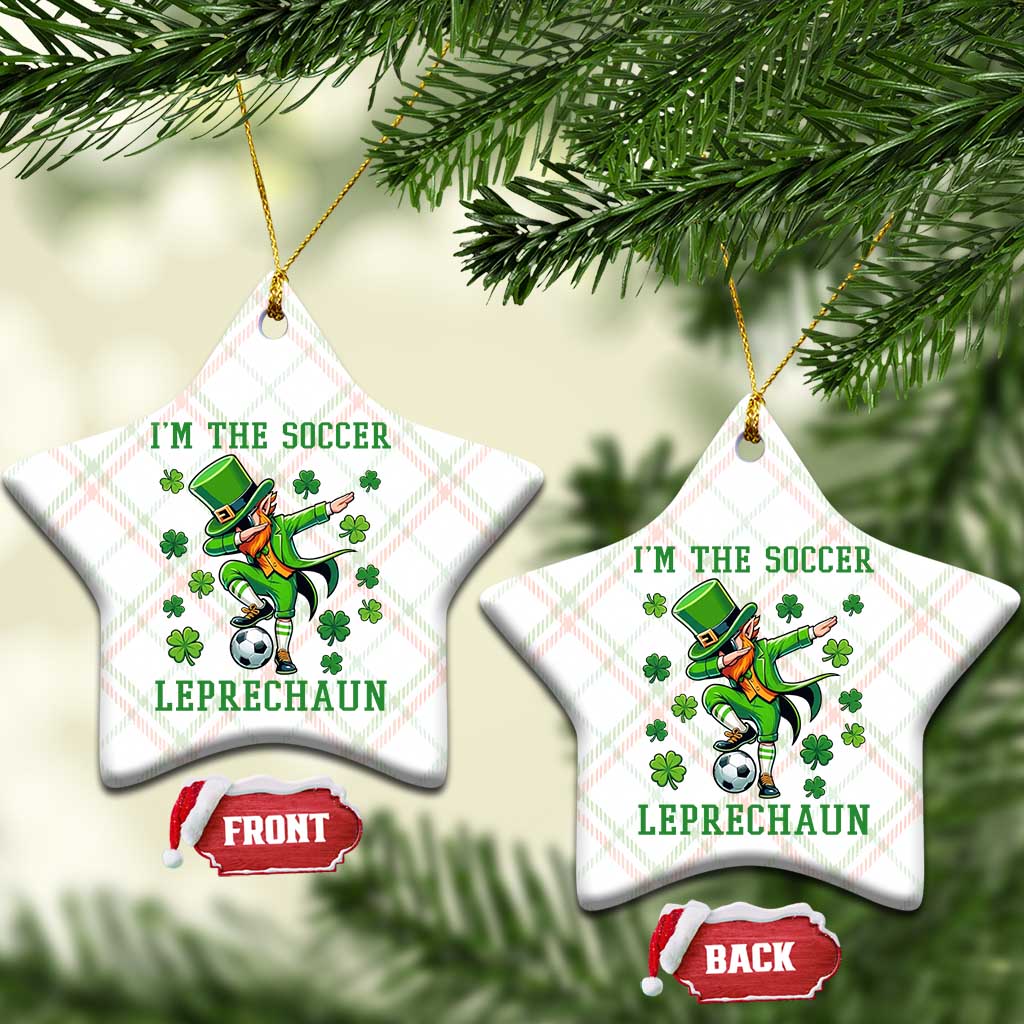 I Am The Soccer Leprechaun Ceramic Ornament Funny Irish Soccer TS12 Print Your Wear