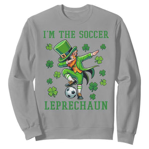 I Am The Soccer Leprechaun Sweatshirt Funny Irish Soccer TS12 Sport Gray Print Your Wear