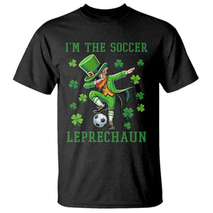 I Am The Soccer Leprechaun T Shirt Funny Irish Soccer TS12 Black Print Your Wear