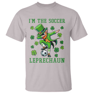I Am The Soccer Leprechaun T Shirt Funny Irish Soccer TS12 Ice Gray Print Your Wear