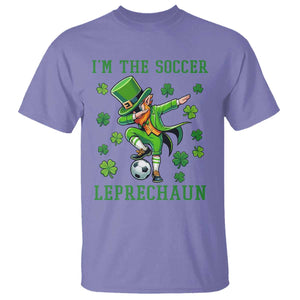 I Am The Soccer Leprechaun T Shirt Funny Irish Soccer TS12 Violet Print Your Wear
