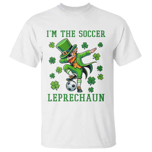 I Am The Soccer Leprechaun T Shirt Funny Irish Soccer TS12 White Print Your Wear