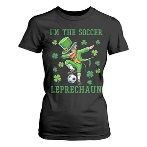 I Am The Soccer Leprechaun T Shirt For Women Funny Irish Soccer TS12 Black Print Your Wear