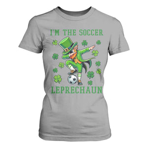 I Am The Soccer Leprechaun T Shirt For Women Funny Irish Soccer TS12 Sport Gray Print Your Wear