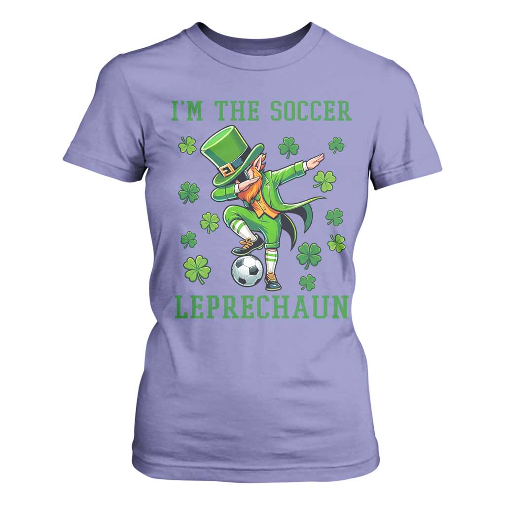 I Am The Soccer Leprechaun T Shirt For Women Funny Irish Soccer TS12 Violet Print Your Wear