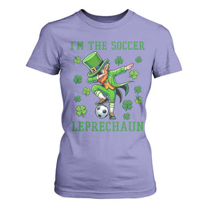 I Am The Soccer Leprechaun T Shirt For Women Funny Irish Soccer TS12 Violet Print Your Wear