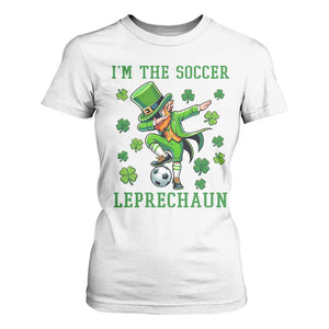I Am The Soccer Leprechaun T Shirt For Women Funny Irish Soccer TS12 White Print Your Wear