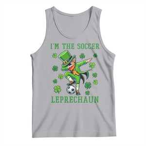 I Am The Soccer Leprechaun Tank Top Funny Irish Soccer TS12 Athletic Heather Print Your Wear