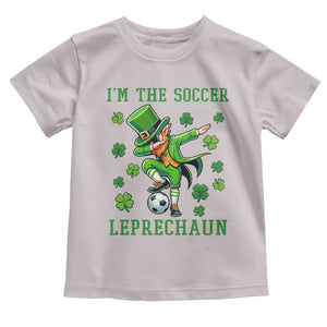 I Am The Soccer Leprechaun Toddler T Shirt Funny Irish Soccer TS12 Ice Gray Print Your Wear