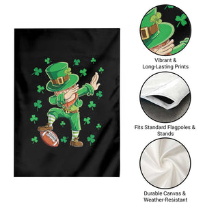 Dabbing Leprechaun Football St Patricks Day Boys Men Sports T-Shirt Garden Flag TS12 Print Your Wear