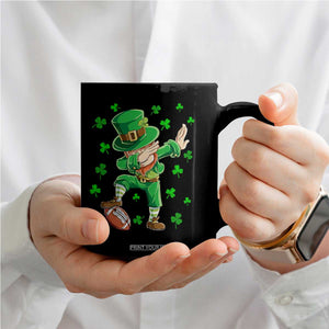 Dabbing Leprechaun Football St Patricks Day Boys Men Sports T-Shirt Coffee Mug TS12 Print Your Wear