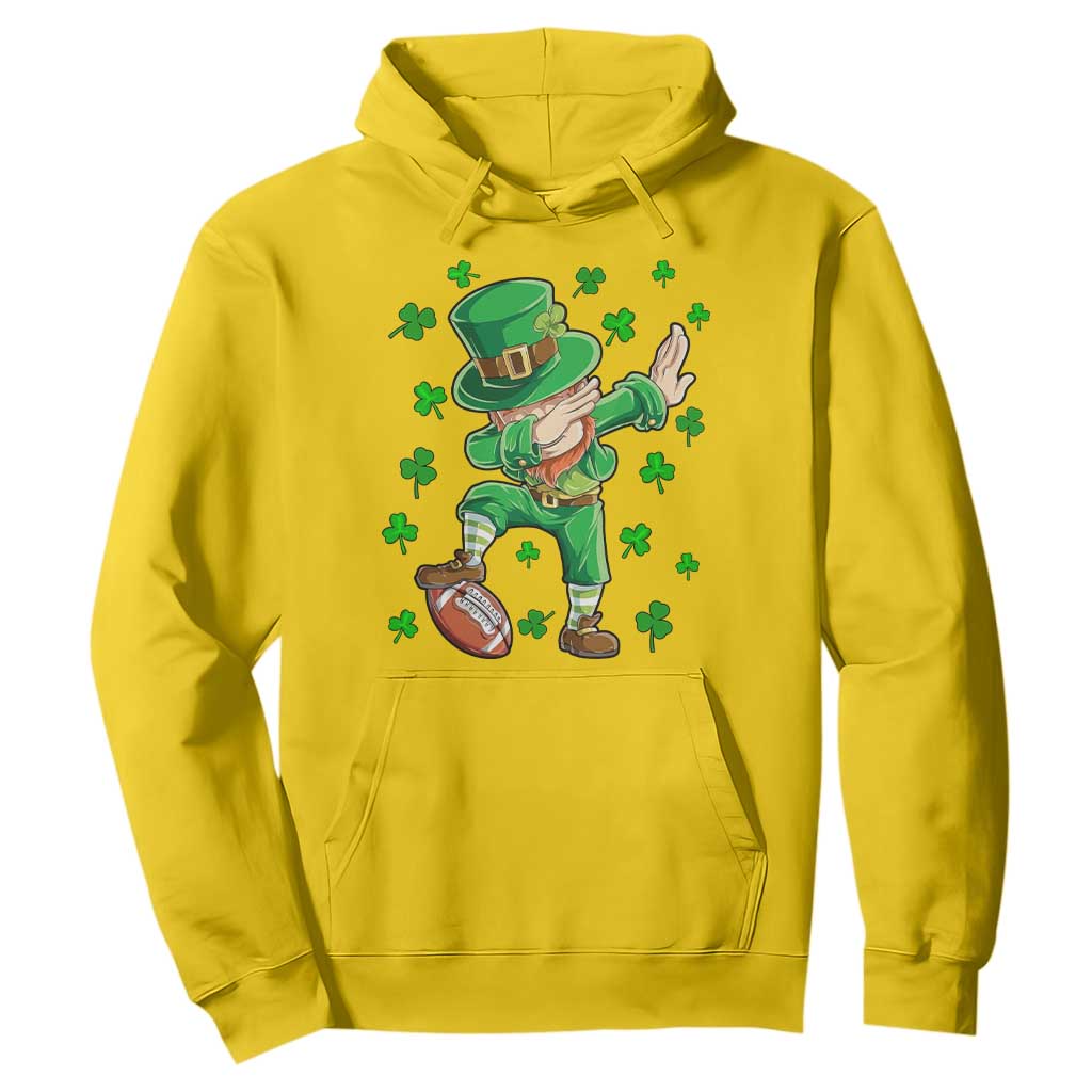 Dabbing Leprechaun Football St Patricks Day Boys Men Sports T-Shirt Hoodie TS12 Daisy Print Your Wear
