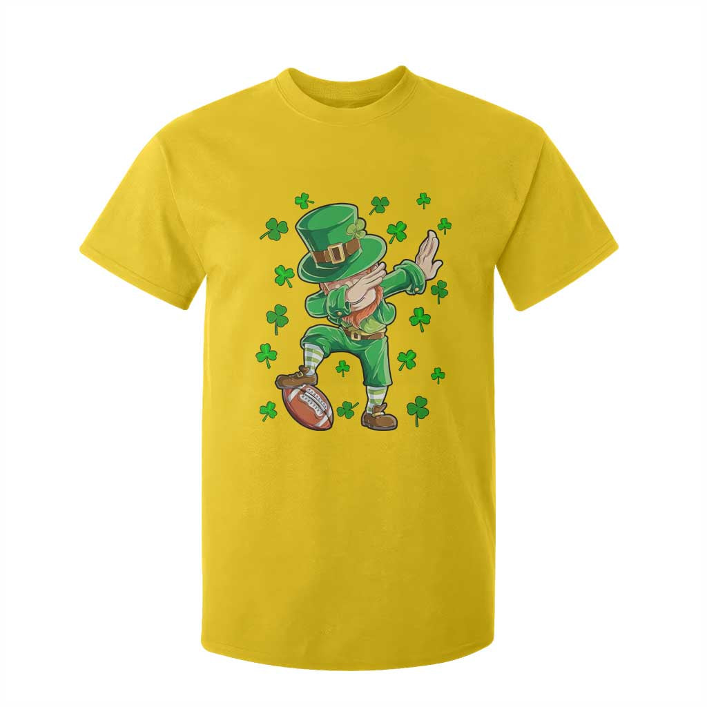 Dabbing Leprechaun Football St Patricks Day Boys Men Sports T-Shirt T Shirt For Kid TS12 Daisy Print Your Wear
