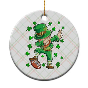 Dabbing Leprechaun Football St Patricks Day Boys Men Sports T-Shirt Ceramic Ornament TS12 1pc Christmas Plaid Print Your Wear