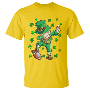 Dabbing Leprechaun Football St Patricks Day Boys Men Sports T-Shirt T Shirt TS12 Daisy Print Your Wear