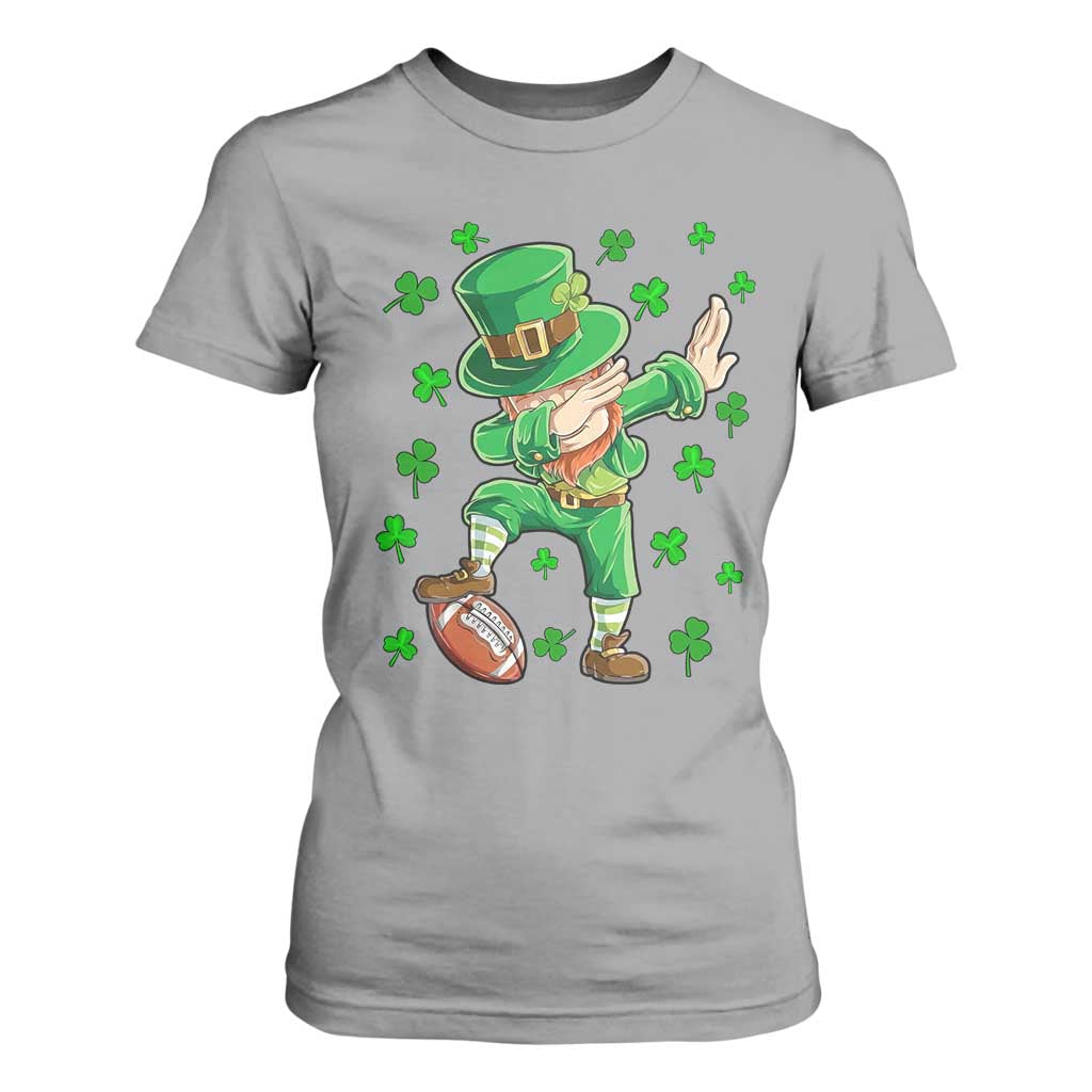 Dabbing Leprechaun Football St Patricks Day Boys Men Sports T-Shirt T Shirt For Women TS12 Sport Gray Print Your Wear