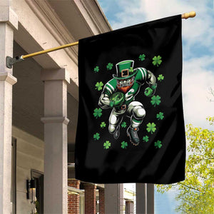 Leprechaun Football Dabbing Pose Garden Flag Lucky Irish Gift TS12 Print Your Wear