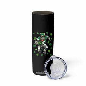 Leprechaun Football Dabbing Pose Skinny Tumbler Lucky Irish Gift TS12 Print Your Wear