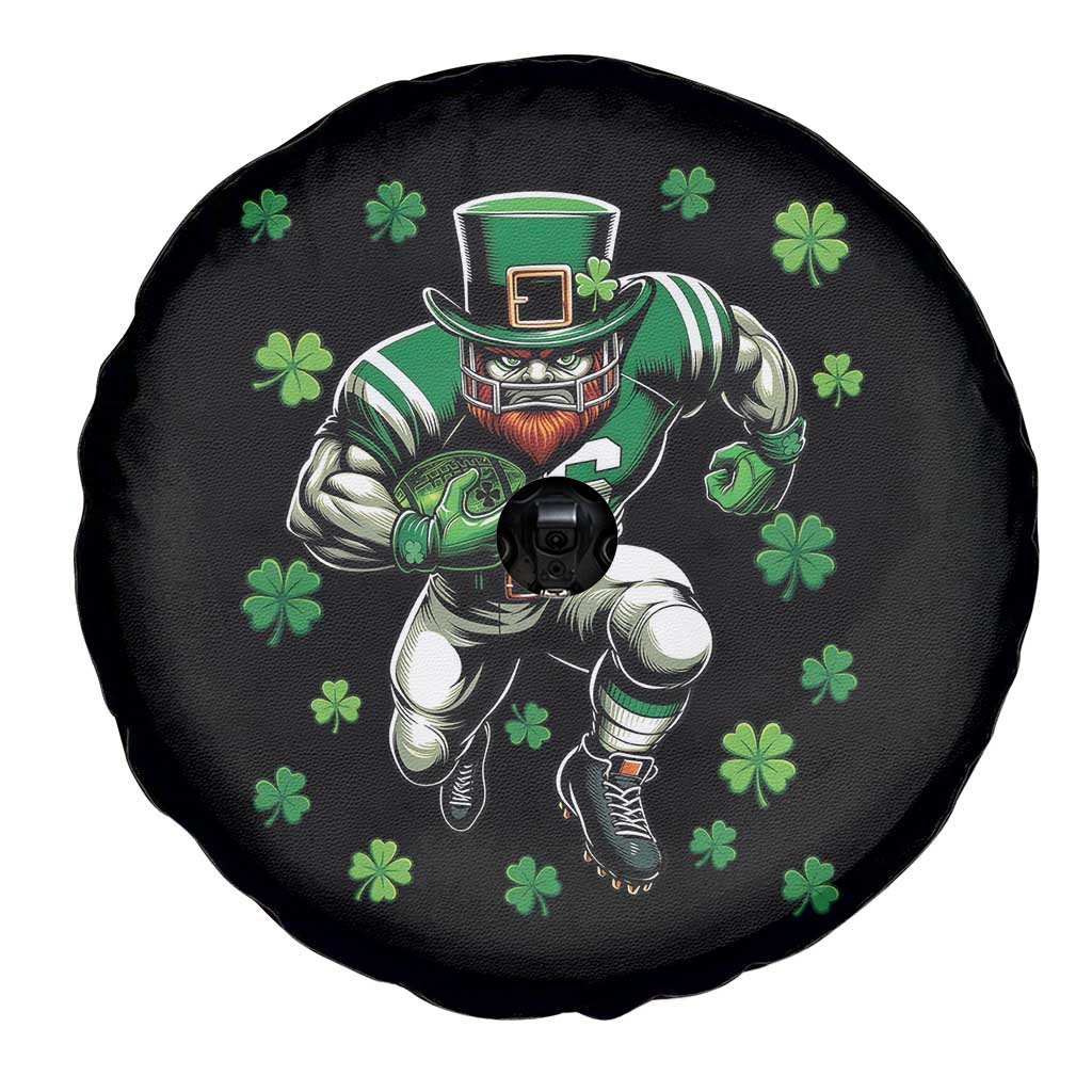 Leprechaun Football Dabbing Pose Spare Tire Cover Lucky Irish Gift TS12 Print Your Wear