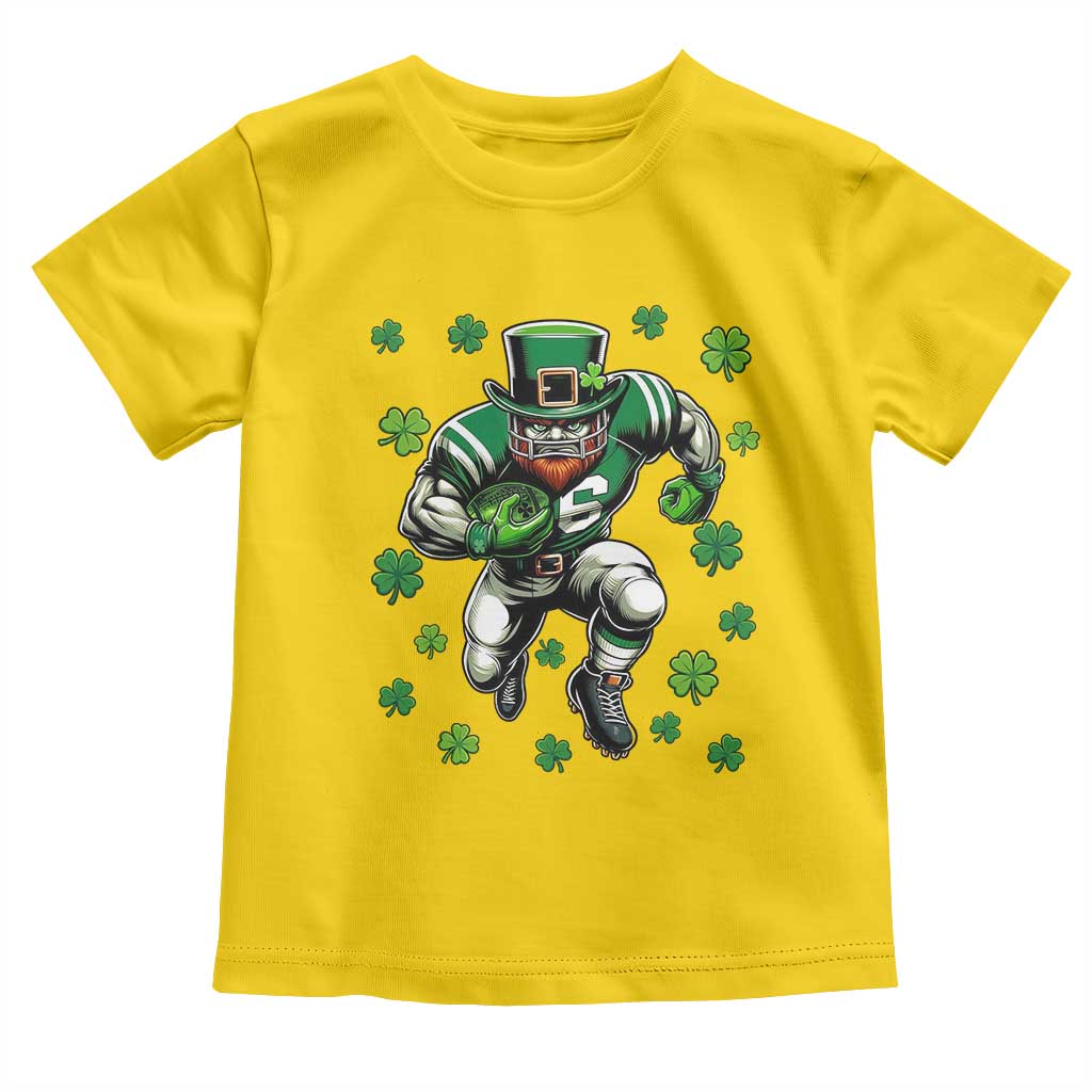 Leprechaun Football Dabbing Pose Toddler T Shirt Lucky Irish Gift TS12 Daisy Print Your Wear