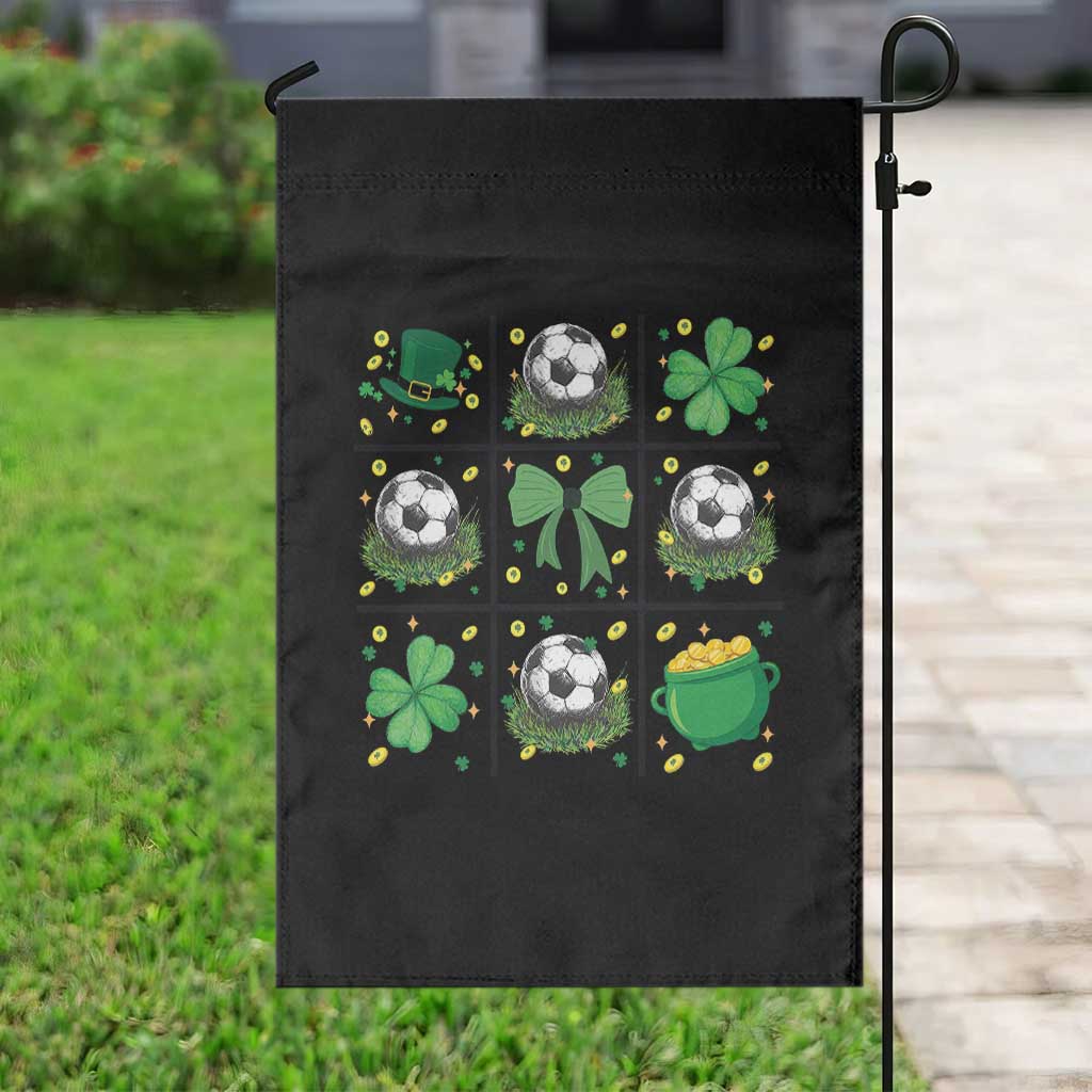 St Patricks Day Soccer Garden Flag Irish Pride Gift TS12 Print Your Wear