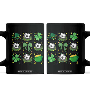 St Patricks Day Soccer Coffee Mug Irish Pride Gift TS12 Black Print Your Wear