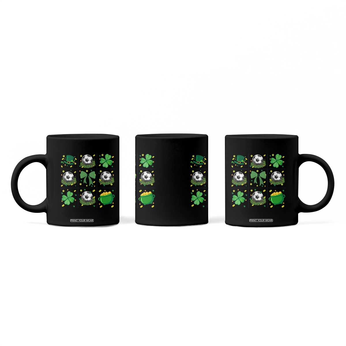 St Patricks Day Soccer Coffee Mug Irish Pride Gift TS12 Print Your Wear