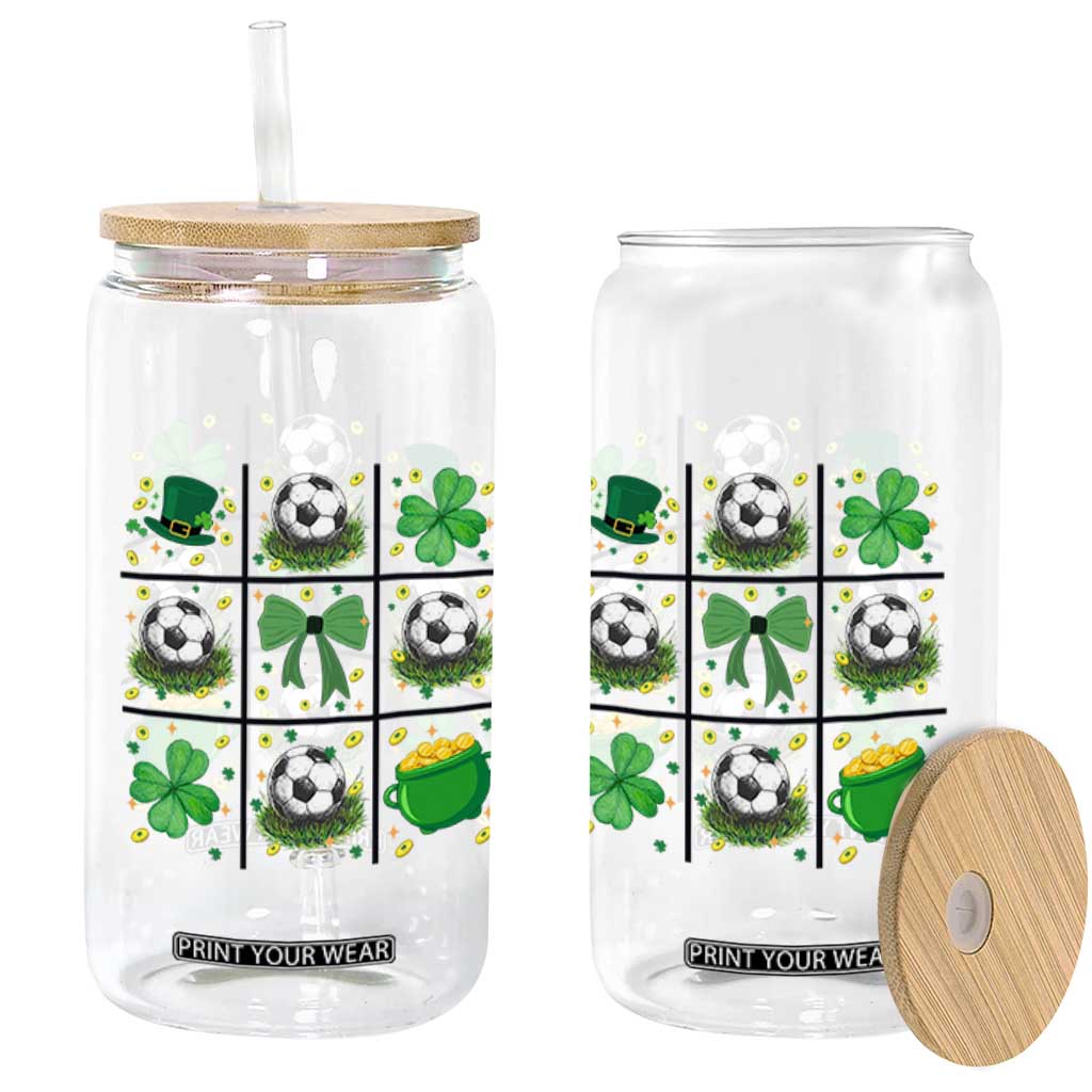 St Patricks Day Soccer Glass Can Irish Pride Gift TS12 Print Your Wear