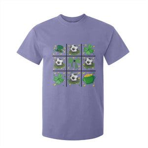 St Patricks Day Soccer T Shirt For Kid Irish Pride Gift TS12 Violet Print Your Wear