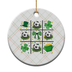 St Patricks Day Soccer Ceramic Ornament Irish Pride Gift TS12 1pc Christmas Plaid Print Your Wear