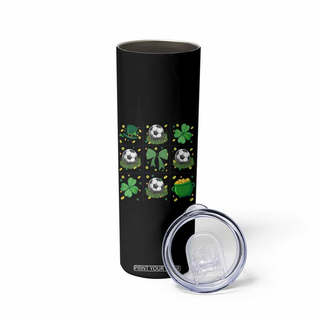 St Patricks Day Soccer Skinny Tumbler Irish Pride Gift TS12 Print Your Wear