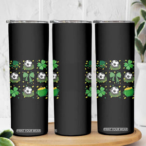 St Patricks Day Soccer Skinny Tumbler Irish Pride Gift TS12 Print Your Wear