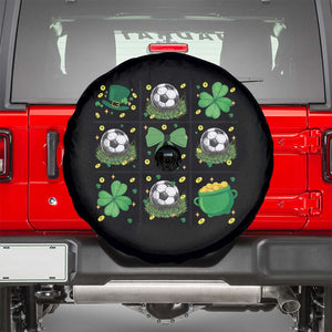 St Patricks Day Soccer Spare Tire Cover Irish Pride Gift TS12 Black Print Your Wear
