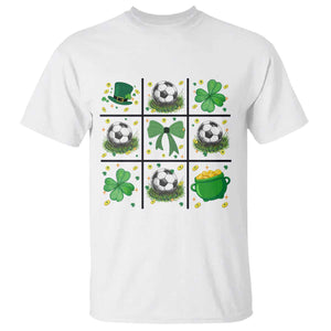 St Patricks Day Soccer T Shirt Irish Pride Gift TS12 White Print Your Wear