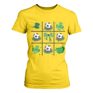St Patricks Day Soccer T Shirt For Women Irish Pride Gift TS12 Daisy Print Your Wear