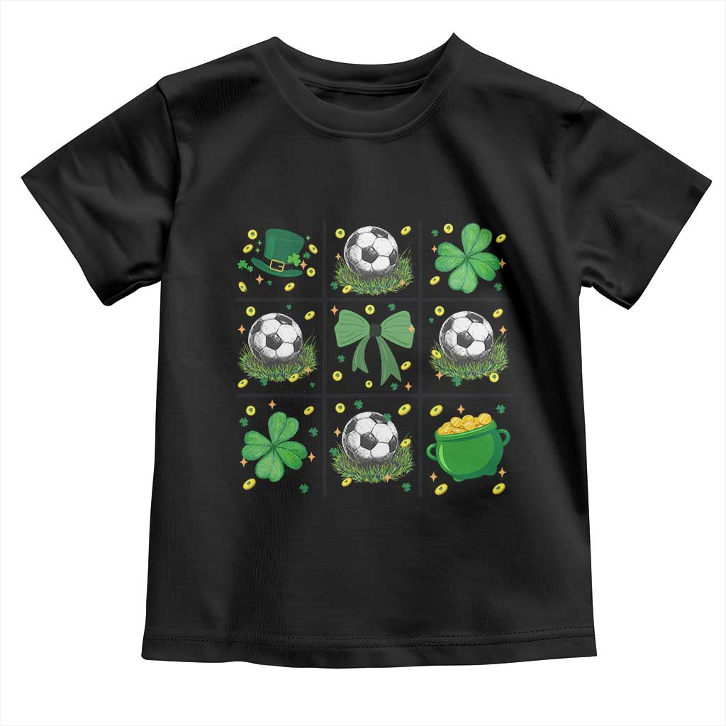 St Patricks Day Soccer Toddler T Shirt Irish Pride Gift TS12 Black Print Your Wear
