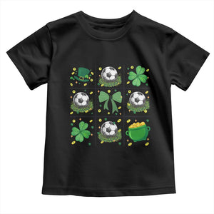St Patricks Day Soccer Toddler T Shirt Irish Pride Gift TS12 Black Print Your Wear