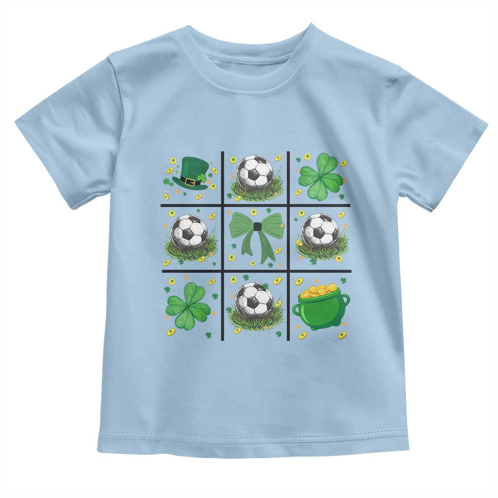 St Patricks Day Soccer Toddler T Shirt Irish Pride Gift TS12 Light Blue Print Your Wear