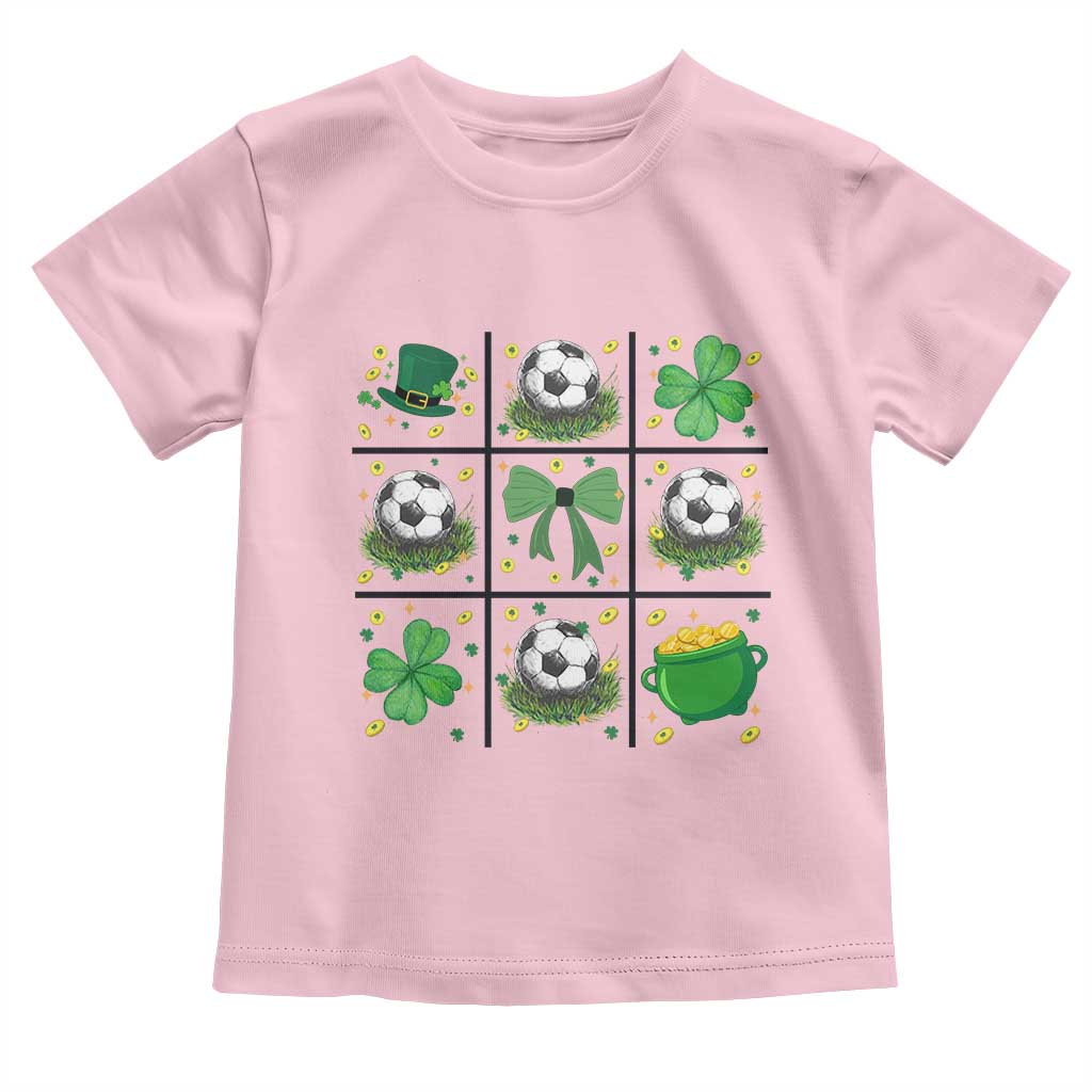 St Patricks Day Soccer Toddler T Shirt Irish Pride Gift TS12 Light Pink Print Your Wear