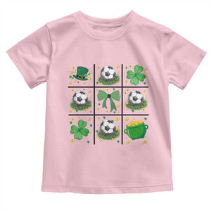 St Patricks Day Soccer Toddler T Shirt Irish Pride Gift TS12 Light Pink Print Your Wear